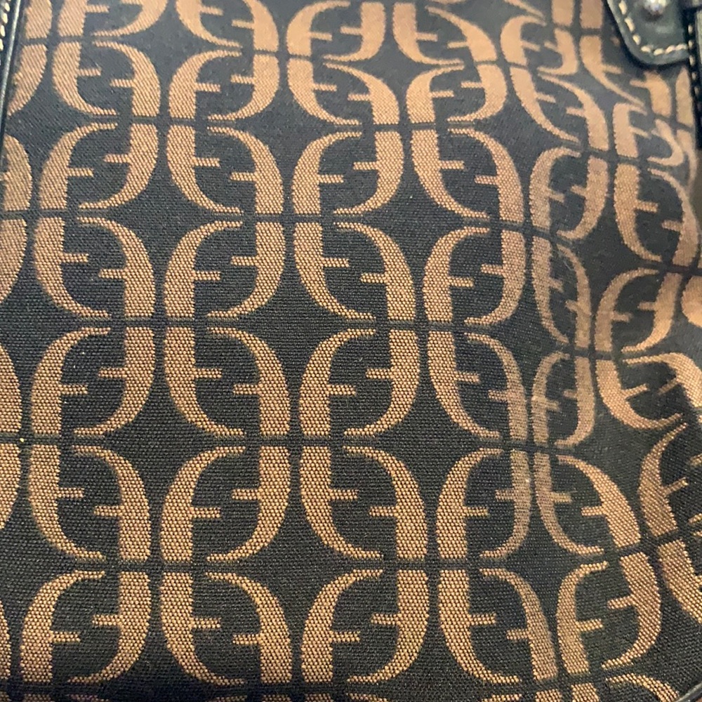 Fossil Monogram Canvas Hobo Bag. - image 3